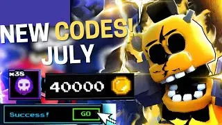 *NEW* ALL WORKING CODES FOR FIVE NIGHTS TD IN JULY 2024! ROBLOX FIVE NIGHTS TD CODES