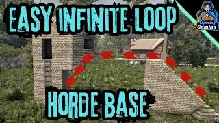 7 days to die 1.0 infinite Loop Horde base tutorial early to late game