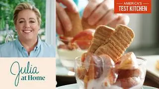 Peaches and Cream with Classic Tea Cookies (Washboards) | Julia At Home (S4 E5)