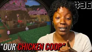DINNERBONE TURNED INTO A WITCH, BUILDING A CHICKEN COOP + NEW RESOURVE PACK !!!! | Minecraft Pt.36