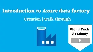 1.Azure data factory Introduction for beginners | creation | walk through in azure portal