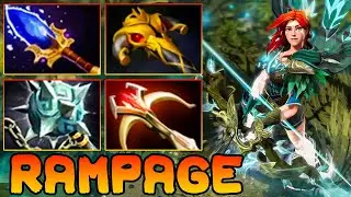 Rampage Windranger Dota 2 !! Windranger Dota 2 Carry Mid Lane 7.37 Meta Pro Gameplay Build Guide
