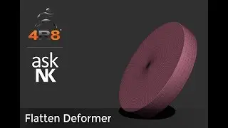 Zbrush 4R8 - Flatten Deformer