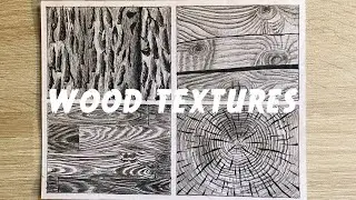 How to draw realistic textures with pencils - Brick and stone wall