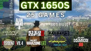 GTX 1650 SUPER in 2023 - 25 Games Tested | GTX 1650 SUPER + i3 12100 Gaming