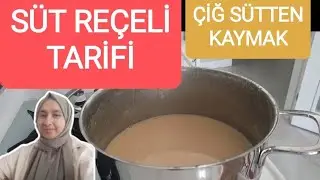 MUTFAKTAYIZ Süt Reçeli ve Kaymak Tarifi: Market Süt Fiyatları  - Tarif Bahane, Vlog Şahane! 🥛🍮