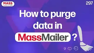 How to purge data in MassMailer?