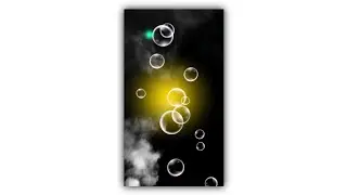 bubbles effect Tamplate video background | light effect | Kinemaster Template Black Screen Status