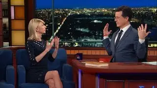 Amy Cuddy Helps Stephen Strike Some Power Poses