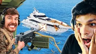 Destroy the $10 Million Boat @MrBeast