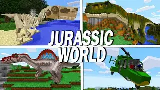 Jurassic World Reborn (Minecraft Mod Showcase)