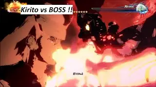 Exclusive!! Kirito (Guy) vs Madara (Ten-tails). Boss Battle.