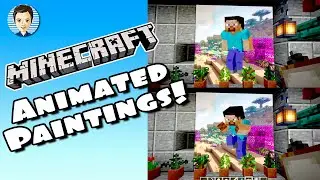 Minecraft Build Hacks. Animated Paintings in Minecraft! And How You Can Make Them