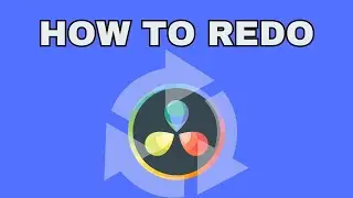 How to REDO in DaVinci Resolve 18 (2024)