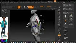 #Shorts 3D character modelling Speed using maya zbrush marvelous designer substance painter