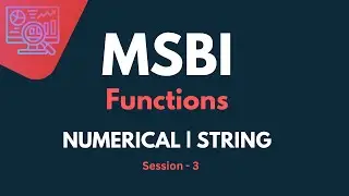 MSBI System Defined Functions Tutorial | Numerical & String Functions with Example | MSBI Training