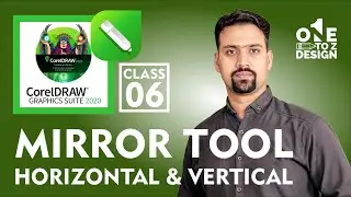 Mirror Tool or Flip Objects in CorelDraw 2020, Class # 06 | Urdu / Hindi