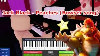 Jack Black - Peaches (Bowser song) On Roblox Got Talent