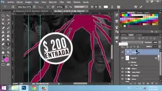 Como crear un flyer DUBSTEP  Tutorial photoshop CC 2014