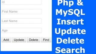 Php : How To Insert Update Delete Search Data In MySQL Database Using Php [ with source code ] 2