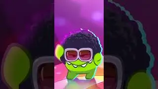 Om Nom's Funniest Dance Steps 😂❤️ #shorts #omnom #dance