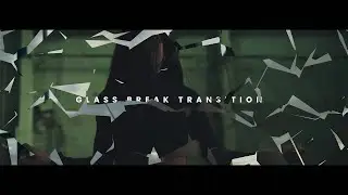 Glass Break Transition: (Mogrt) Premiere Pro transition