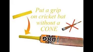 How to put a Grip on Bat | without CONE |