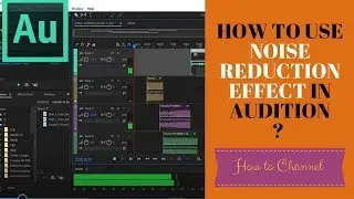 Adobe Audition CC 53 How to Use The Noise Reduction Effect in Audition