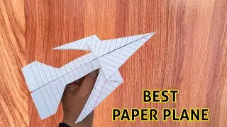 Paper airplanes that fly far | Paper plane making | Paper aeroplane kaise banate hain