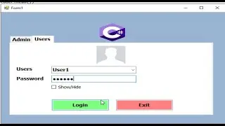 C# Login Form with Multiple Users & Permissions with SQL Server | C# Tutorial with source code