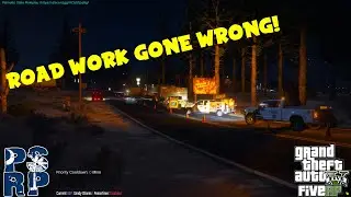 GTA 5 RP - Crazy Road Maintenance Crew! (Ep.23)