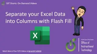 Separate your Excel Data into Columns with Flash Fill