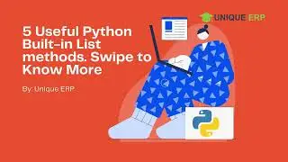 5 Useful Python Built in List methods  Swipe to Know More