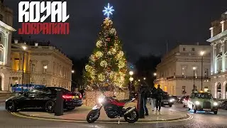 London Lights on a Husqvarna Nuda 900R