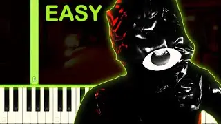SEEK CHASE | DOORS Roblox SUPER HARD MODE - EASY Piano Tutorial