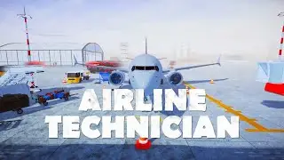 Узнайте о работе техников аэропорта в игре Airline Technician!