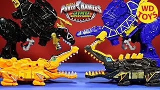 New Power Rangers Limited Edition Deinosuchus Zord Dino Super Charge Vs Megazord Unboxing - WD Toys