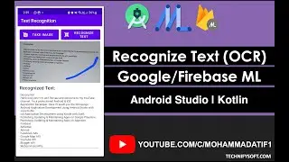 Recognize text in images | Google ML | Android Studio | Kotlin