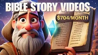 The EASIEST way to Create Monetizable Bible Story Videos for Youtube | $704/Month