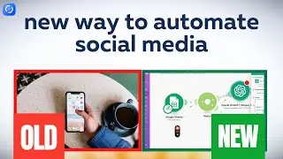 The NEW way to automate social media posts using AI