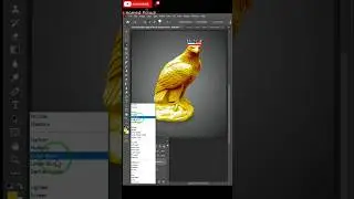 Creating a Majestic Golden Eagle Sculpture in Photoshop 🦅🇺🇲✨ 