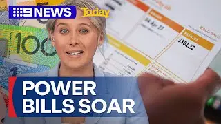 Aussies struggling to afford power bills amid cost of living crisis | 9 News Australia