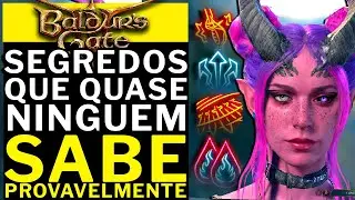 BALDUR'S GATE 3 - SEGREDOS QUE QUASE NINGUEM SABE!!!!