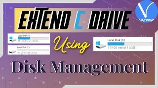 How to extend C Drive using Windows Disk Management?