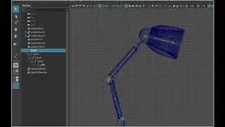 Rigging a Desk Lamp in Maya 2018