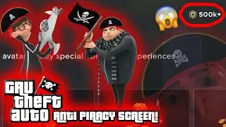 Gru Theft Auto Anti Piracy Screen: GRU GIVES ME 500k ROBUX!