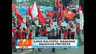 BT: Ilang raliyista, maagang nagkilos-protesta