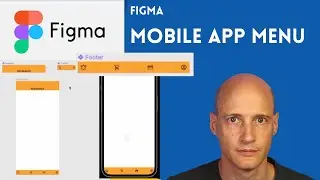 How to create the basic app structure with a menu in Figma for your mobile app (Figma tutorial)