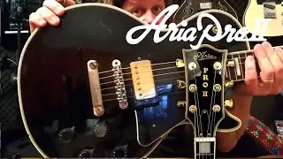 Aria Pro II - Les Paul Custom Review