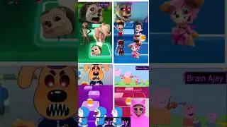 Jungle Beat Exe vs Paw Patrol Exe vs Sheriff Labrador Exe vs Peppa Pig X Coffin Dance Tiles Hop 311